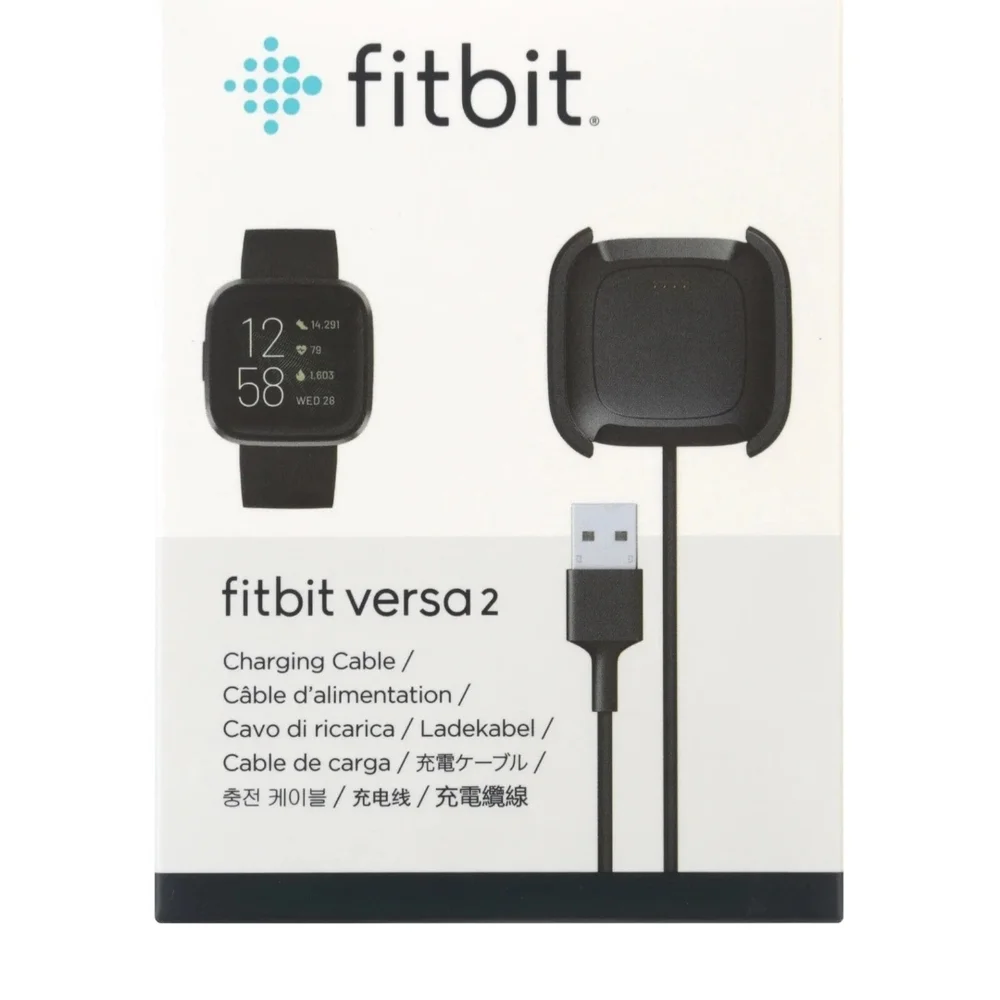 Smartwatch Charging Dock - Black For Fitbit Versa